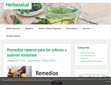 Tablet Screenshot of herbasalud.com